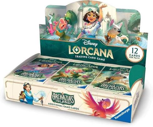 Disney Lorcana: Archazia's Island Booster Pack (English): sealed booster pack, front of pack