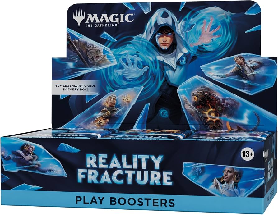Magic: The Gathering: Reality Fracture Play Booster Box: sealed booster box, front of display