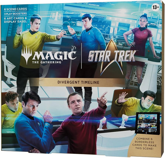Magic: The Gathering Star Trek Scene Box, Divergent Timeline, with the Enterprise crew