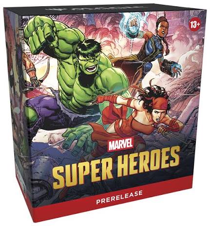 Magic: The Gathering: Marvel Super Heroes Prerelease Kit: sealed prerelease kit, front of box