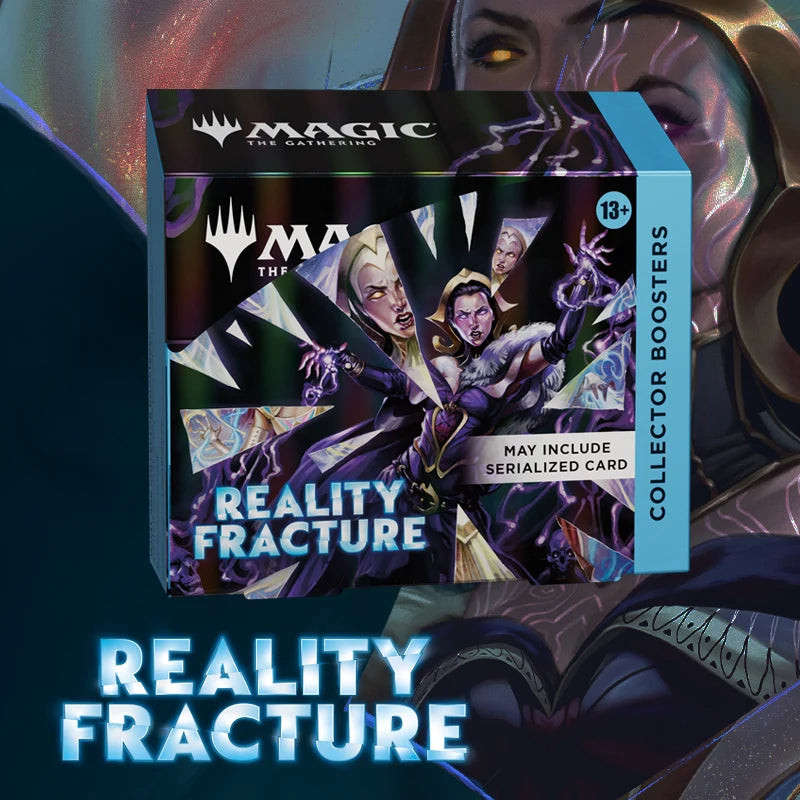 Magic: The Gathering: Reality Fracture Collector Booster Box: sealed booster box, front of box