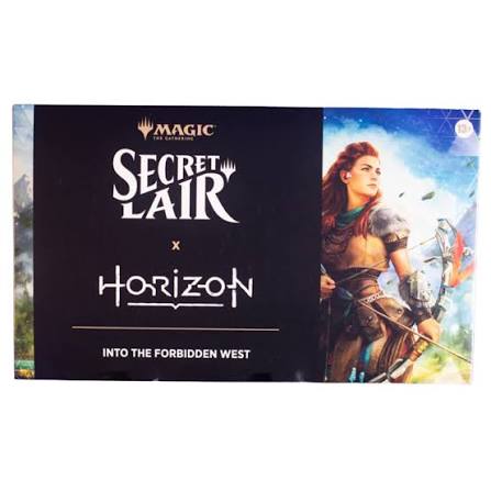 Magic: The Gathering: Secret Lair x Horizon: Into the Forbidden West: Secret Lair drop, front of packaging