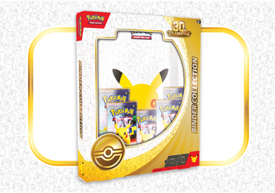 Pokémon TCG: 30th Celebration Binder Collection (English): sealed collection box, front of packaging