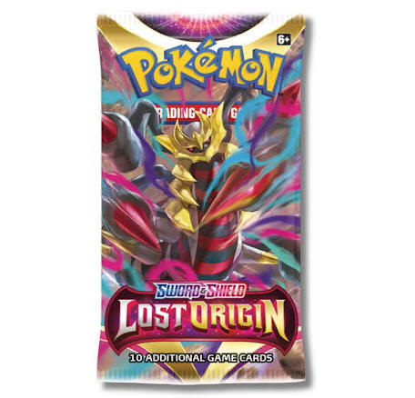 Pokémon TCG: Sword & Shield – Lost Origin Booster Pack (English): sealed booster pack, front of pack