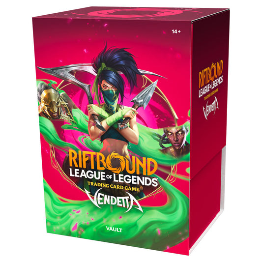Riftbound: League of Legends TCG: Vendetta Vault Bundle (English): bundle, front of packaging