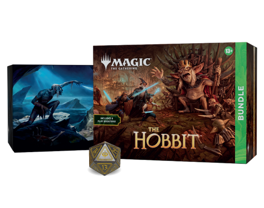 Magic: The Gathering: The Hobbit Bundle (English): sealed bundle with Spindown life counter, front of packaging