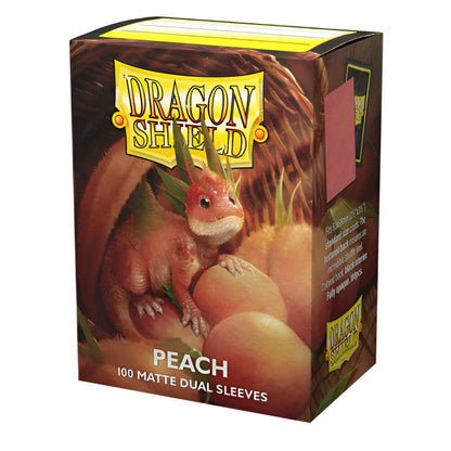 Dragon Shield Matte Dual Card Sleeves: Standard Size (100s) – Peach 'Piip'